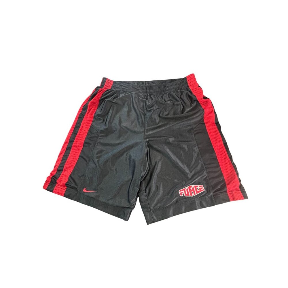 Nike Black & Red Athletic Shorts Mens L Polyester Sportswear